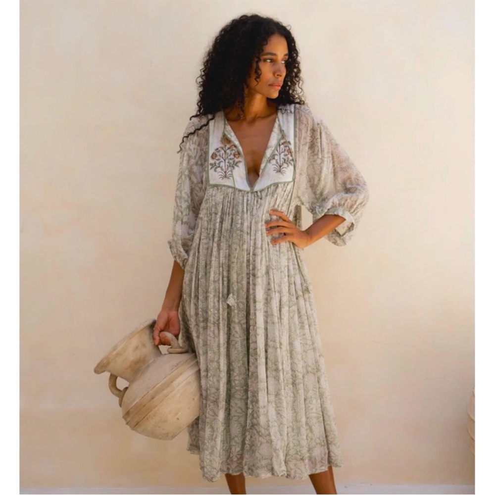 Daughters of India Diya MIDI Dress